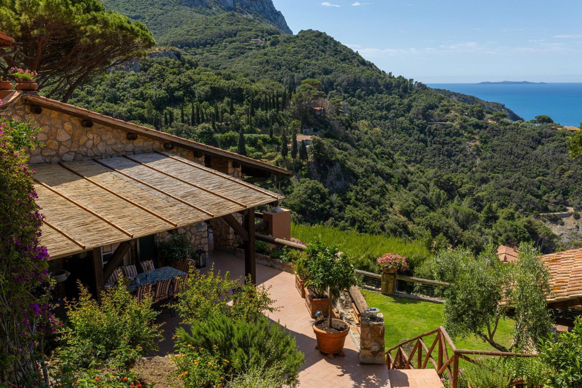 Villa A Cala Piccola Monte Argentario Bagian luar foto