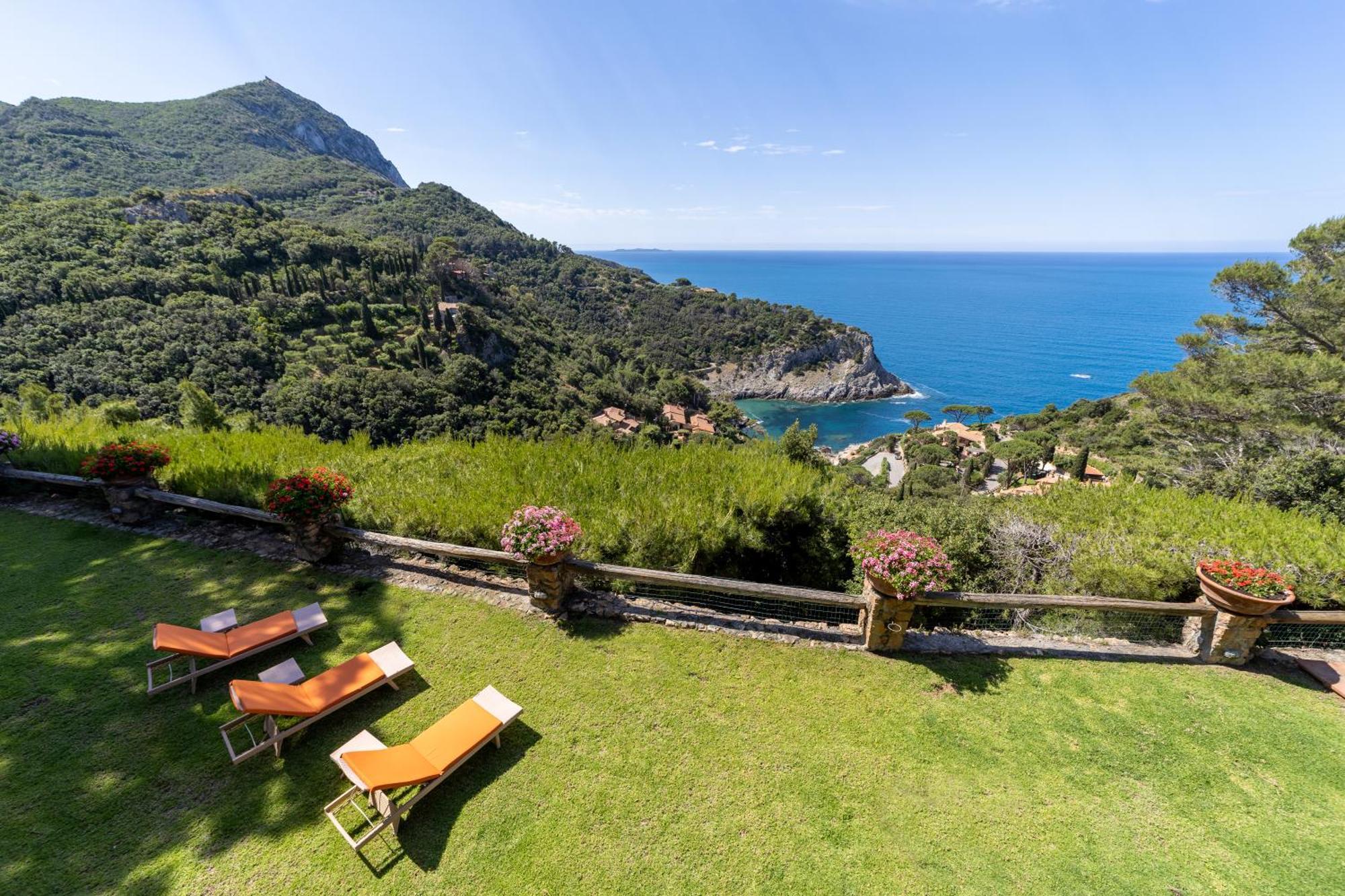Villa A Cala Piccola Monte Argentario Bagian luar foto