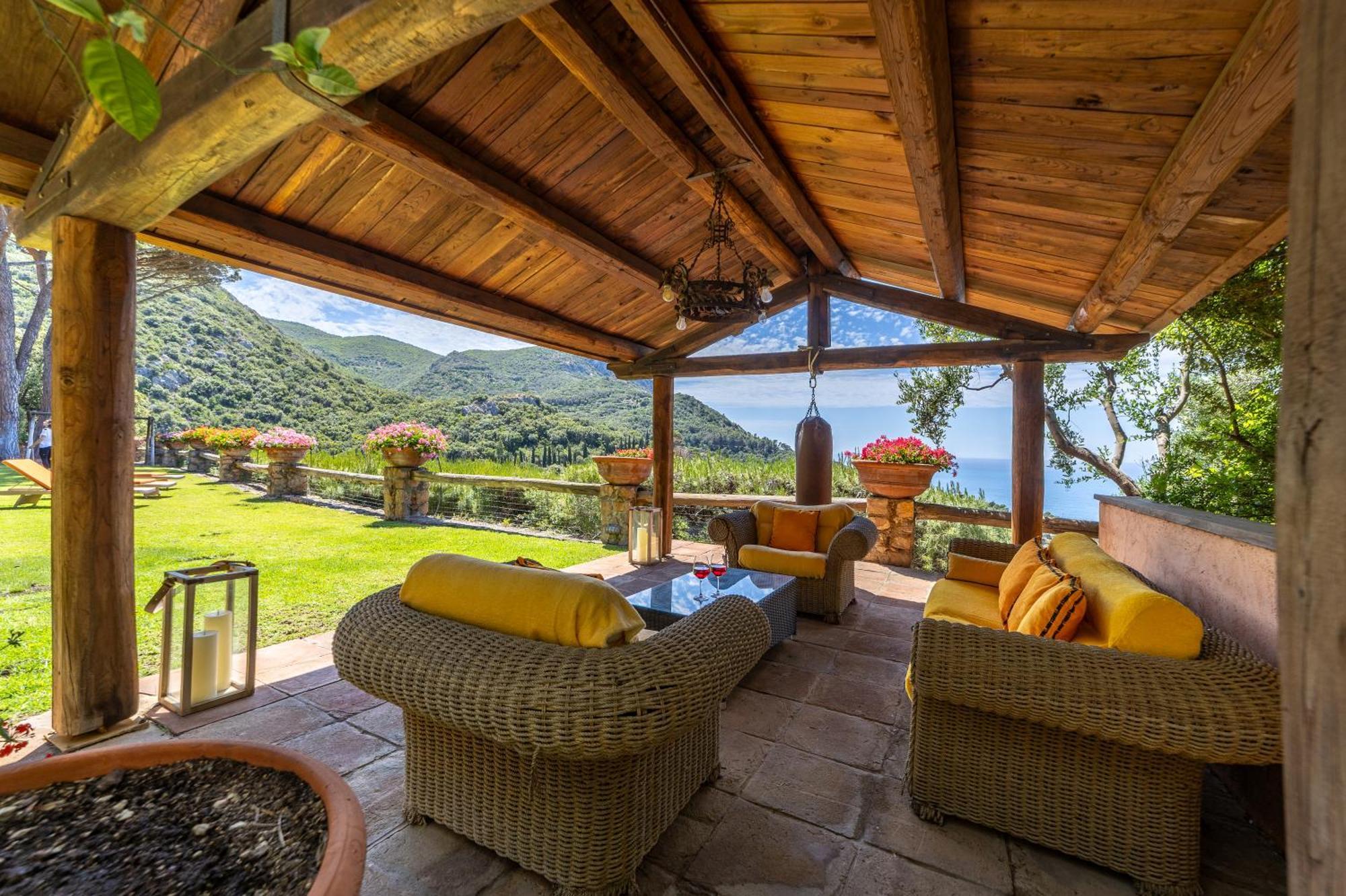 Villa A Cala Piccola Monte Argentario Bagian luar foto