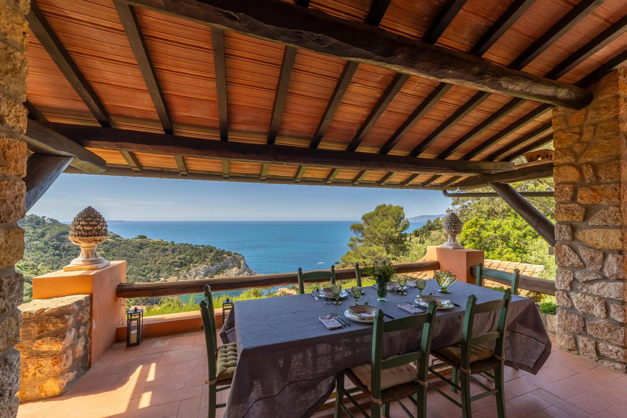Villa A Cala Piccola Monte Argentario Bagian luar foto