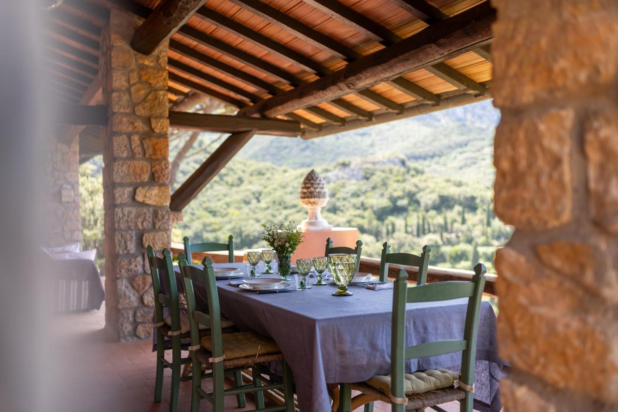 Villa A Cala Piccola Monte Argentario Bagian luar foto